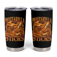 Mozzarella Sticks Tumbler Cup Funny Foodie Meme Snack Lover Vintage 90s - Wonder Print Shop