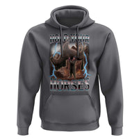 Funny Meme Hold Your Horses Hoodie Vintage 90s Style Bootleg Graphic - Wonder Print Shop