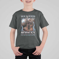 Funny Meme Hold Your Horses T Shirt For Kid Vintage 90s Style Bootleg Graphic - Wonder Print Shop