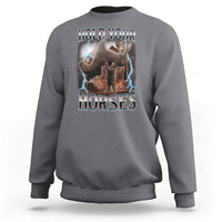 Funny Meme Hold Your Horses Sweatshirt Vintage 90s Style Bootleg Graphic - Wonder Print Shop