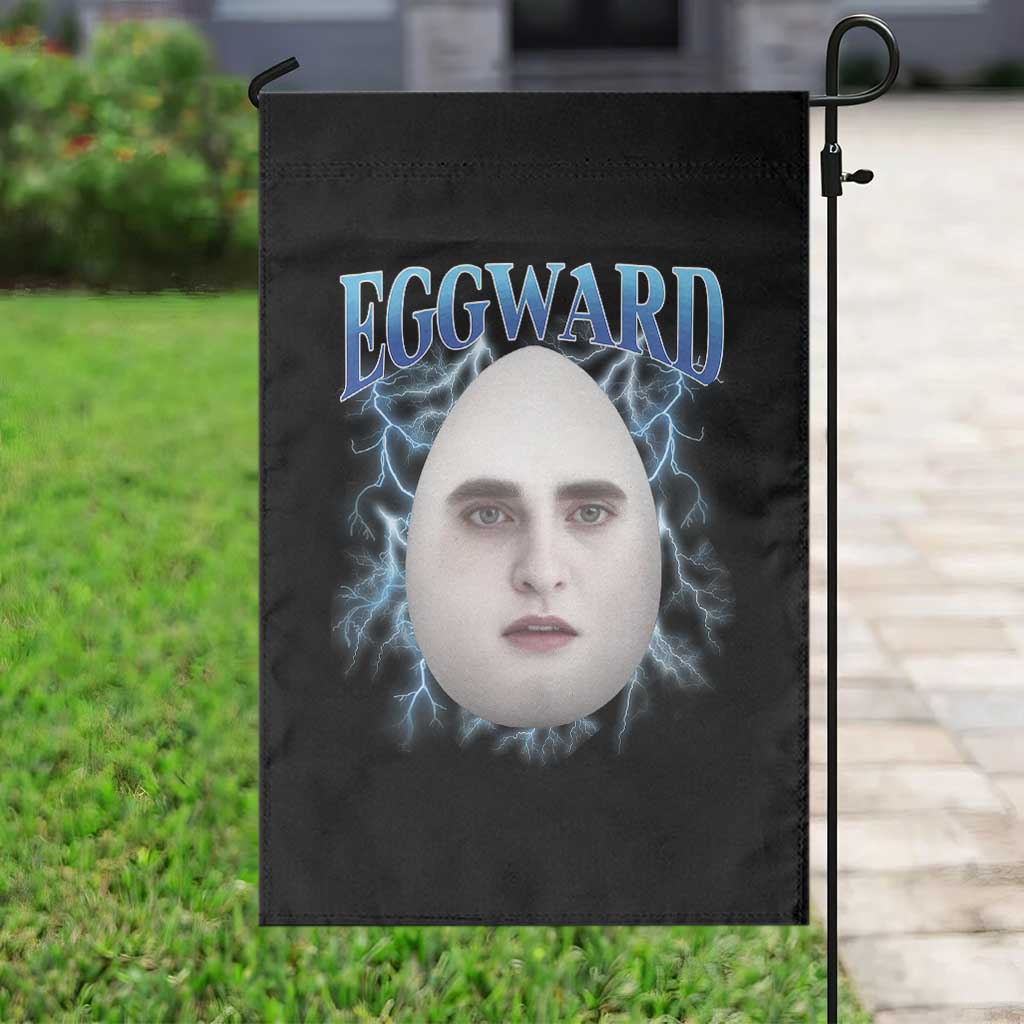 Eggward Garden Flag Funny Unhinged Meme Gen Z Humor Bootleg Graphic - Wonder Print Shop