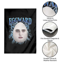 Eggward Garden Flag Funny Unhinged Meme Gen Z Humor Bootleg Graphic - Wonder Print Shop