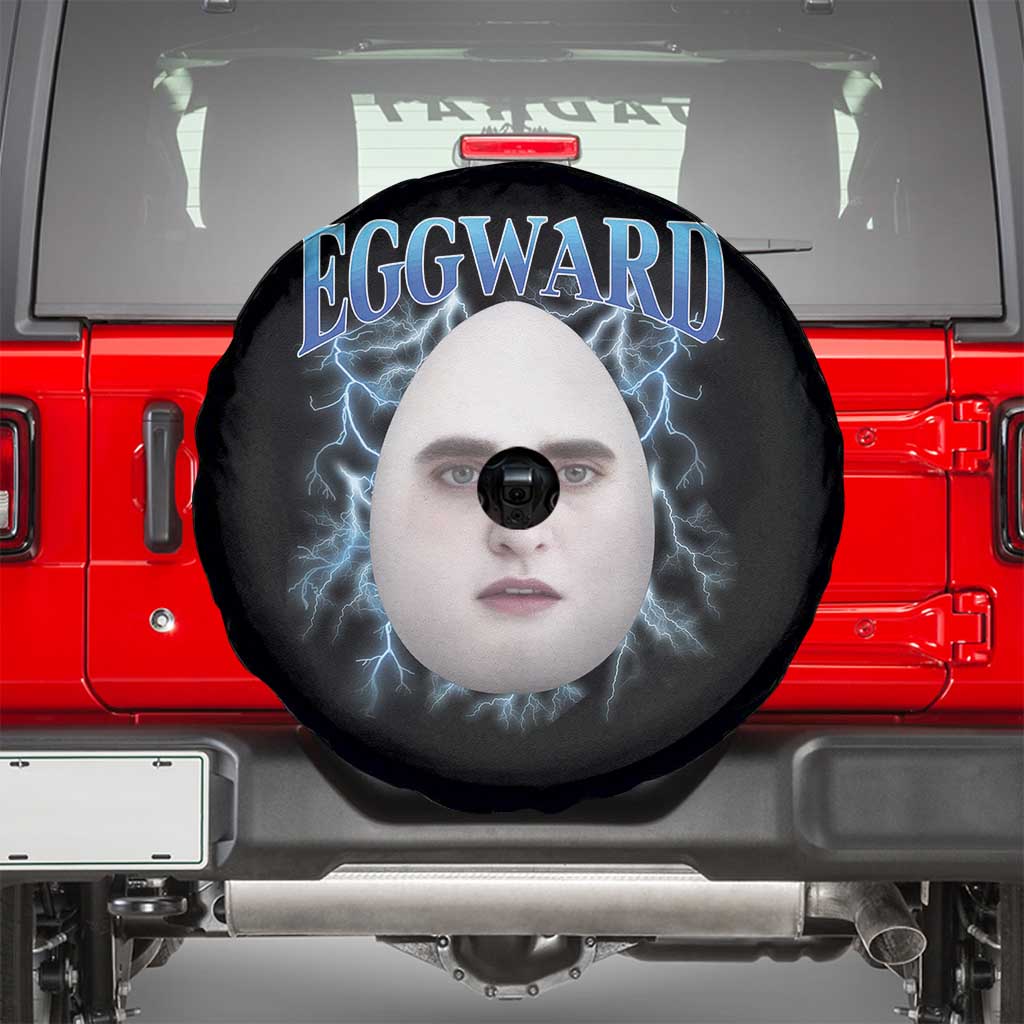 Eggward Spare Tire Cover Funny Unhinged Meme Gen Z Humor Bootleg Graphic - Wonder Print Shop
