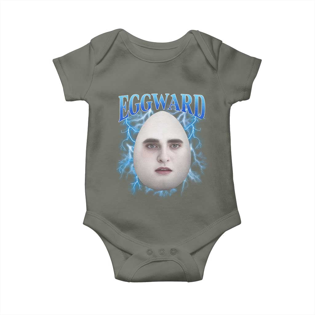 Eggward Baby Onesie Funny Unhinged Meme Gen Z Humor Bootleg Graphic - Wonder Print Shop