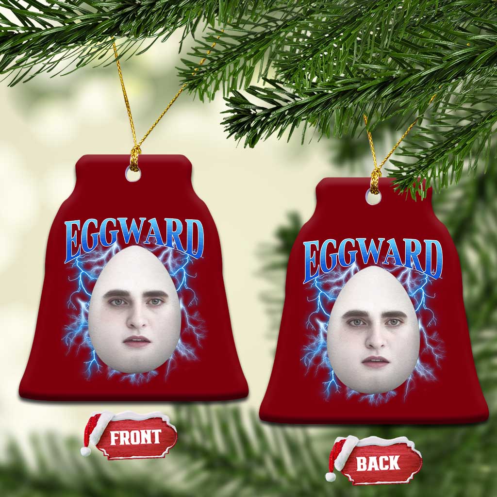 Eggward Ceramic Ornament Funny Unhinged Meme Gen Z Humor Bootleg Graphic - Wonder Print Shop