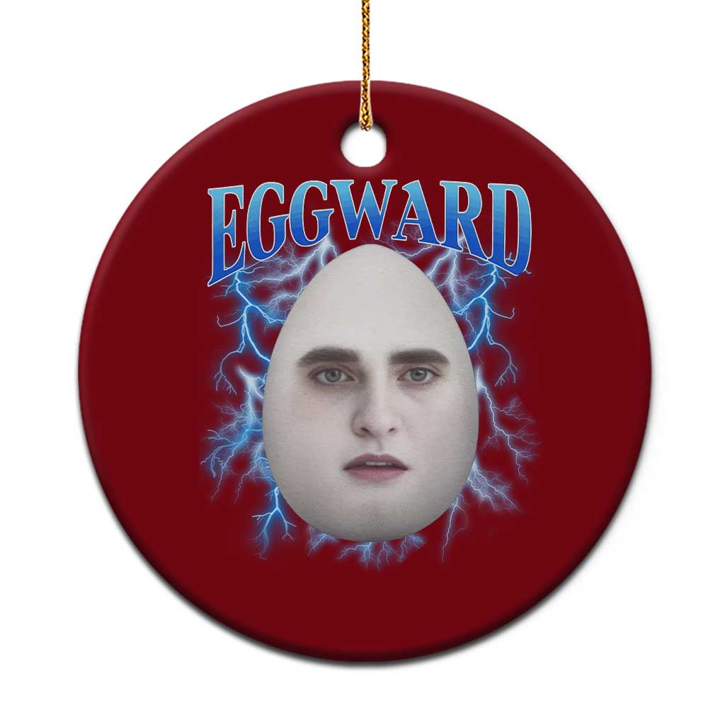 Eggward Ceramic Ornament Funny Unhinged Meme Gen Z Humor Bootleg Graphic - Wonder Print Shop