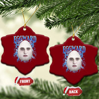 Eggward Ceramic Ornament Funny Unhinged Meme Gen Z Humor Bootleg Graphic - Wonder Print Shop