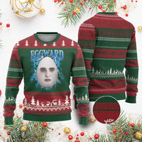 Eggward Ugly Christmas Sweater Funny Unhinged Meme Gen Z Humor Bootleg Graphic - Wonder Print Shop