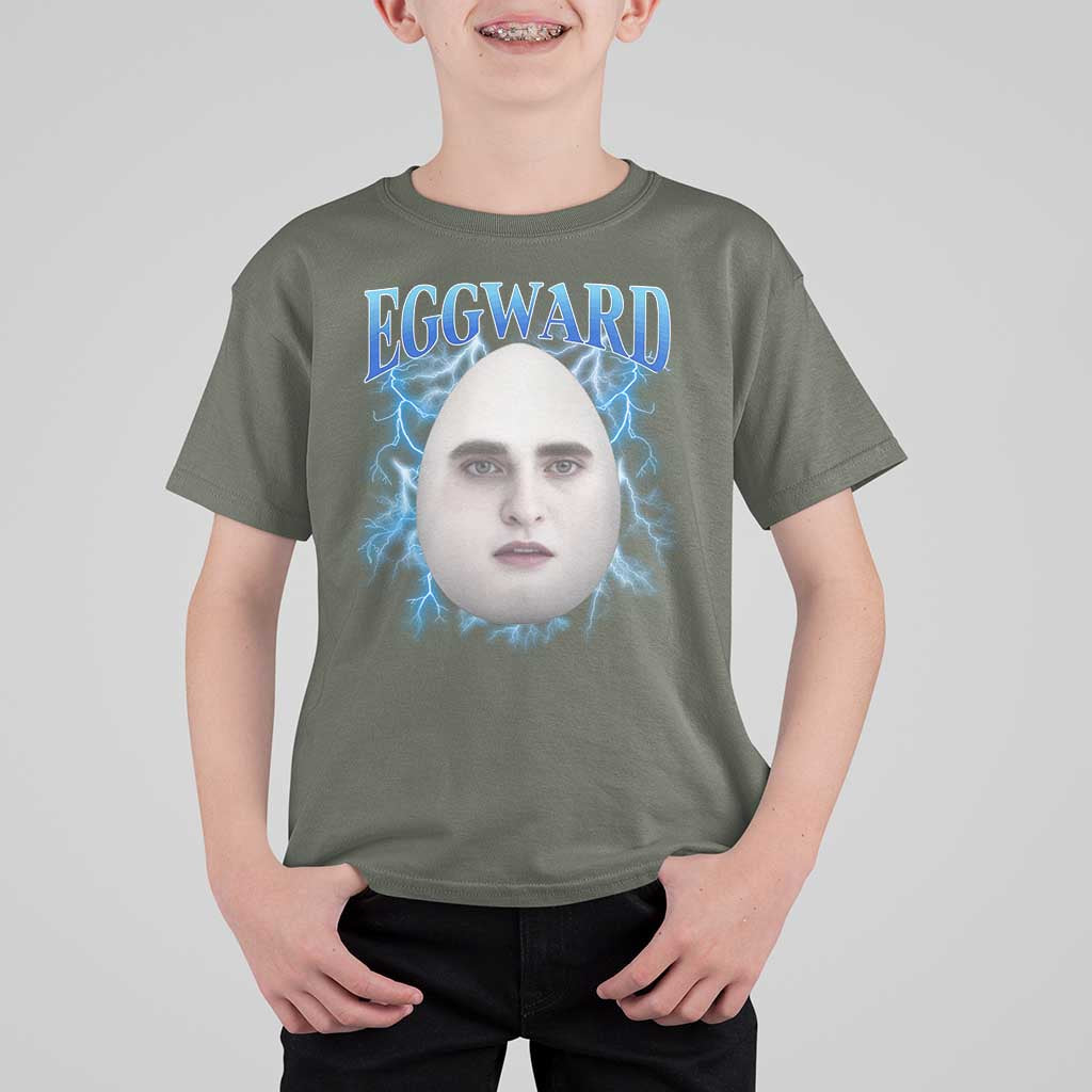 Eggward T Shirt For Kid Funny Unhinged Meme Gen Z Humor Bootleg Graphic - Wonder Print Shop