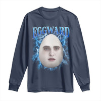 Eggward Long Sleeve Shirt Funny Unhinged Meme Gen Z Humor Bootleg Graphic - Wonder Print Shop