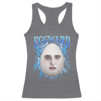 Eggward Racerback Tank Top Funny Unhinged Meme Gen Z Humor Bootleg Graphic - Wonder Print Shop