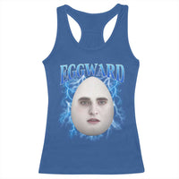 Eggward Racerback Tank Top Funny Unhinged Meme Gen Z Humor Bootleg Graphic - Wonder Print Shop