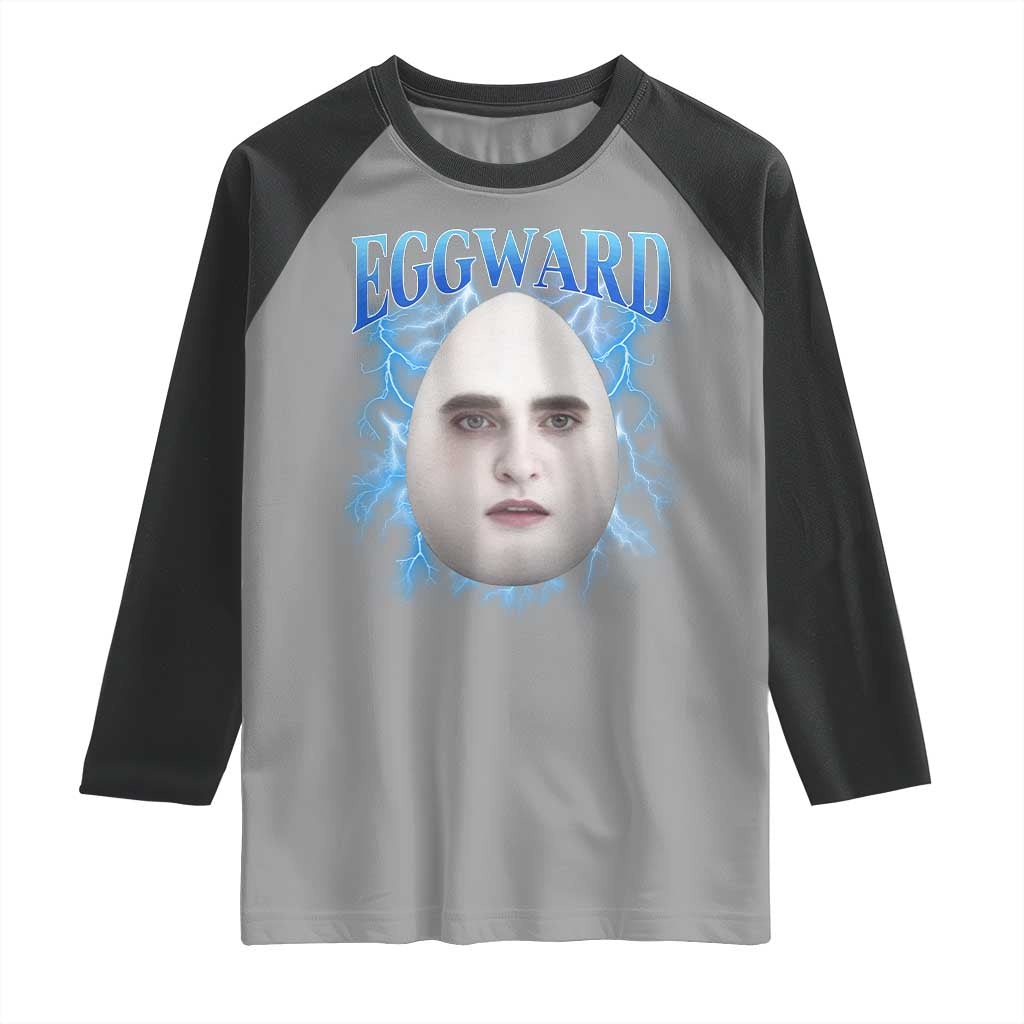Eggward Raglan Shirt Funny Unhinged Meme Gen Z Humor Bootleg Graphic - Wonder Print Shop
