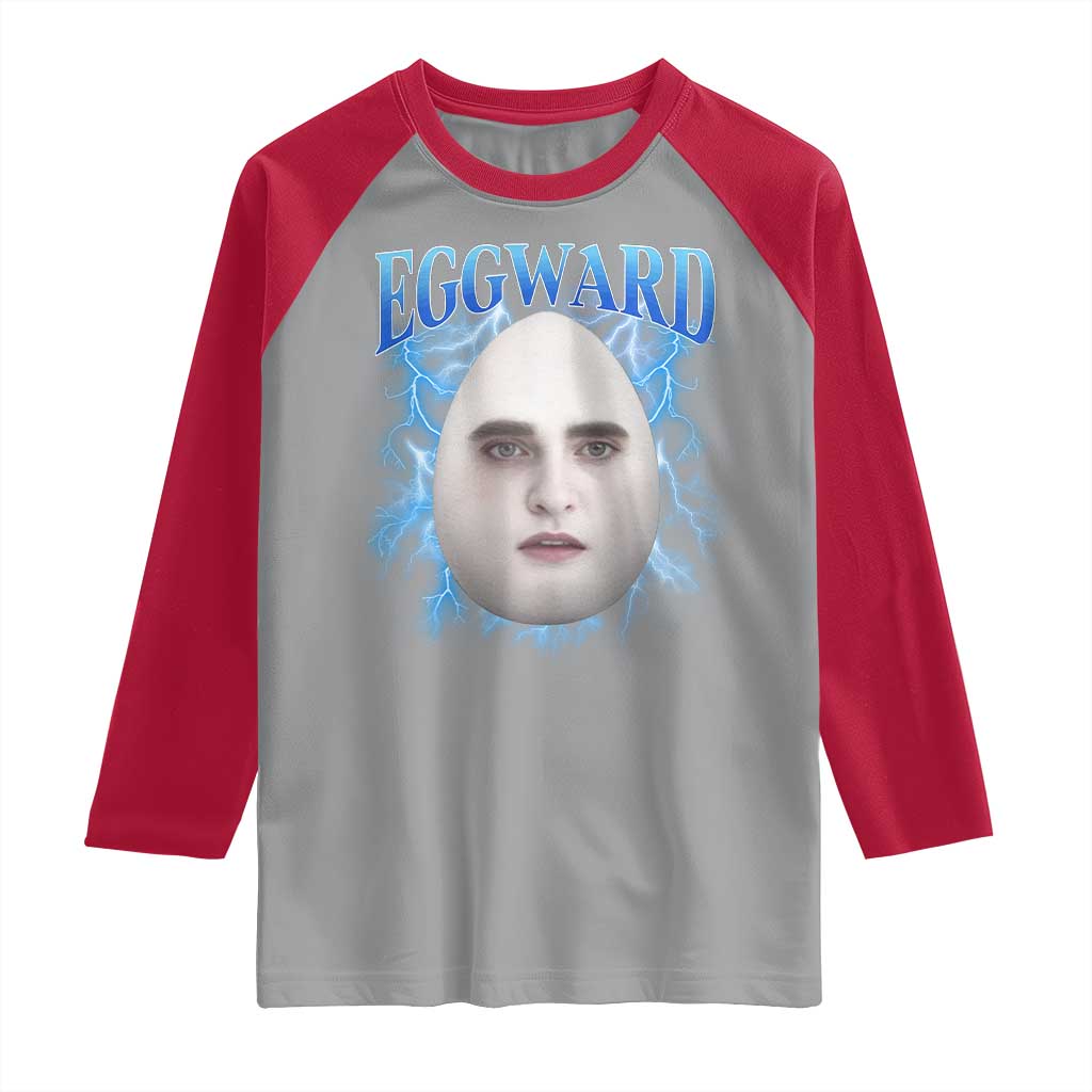 Eggward Raglan Shirt Funny Unhinged Meme Gen Z Humor Bootleg Graphic - Wonder Print Shop
