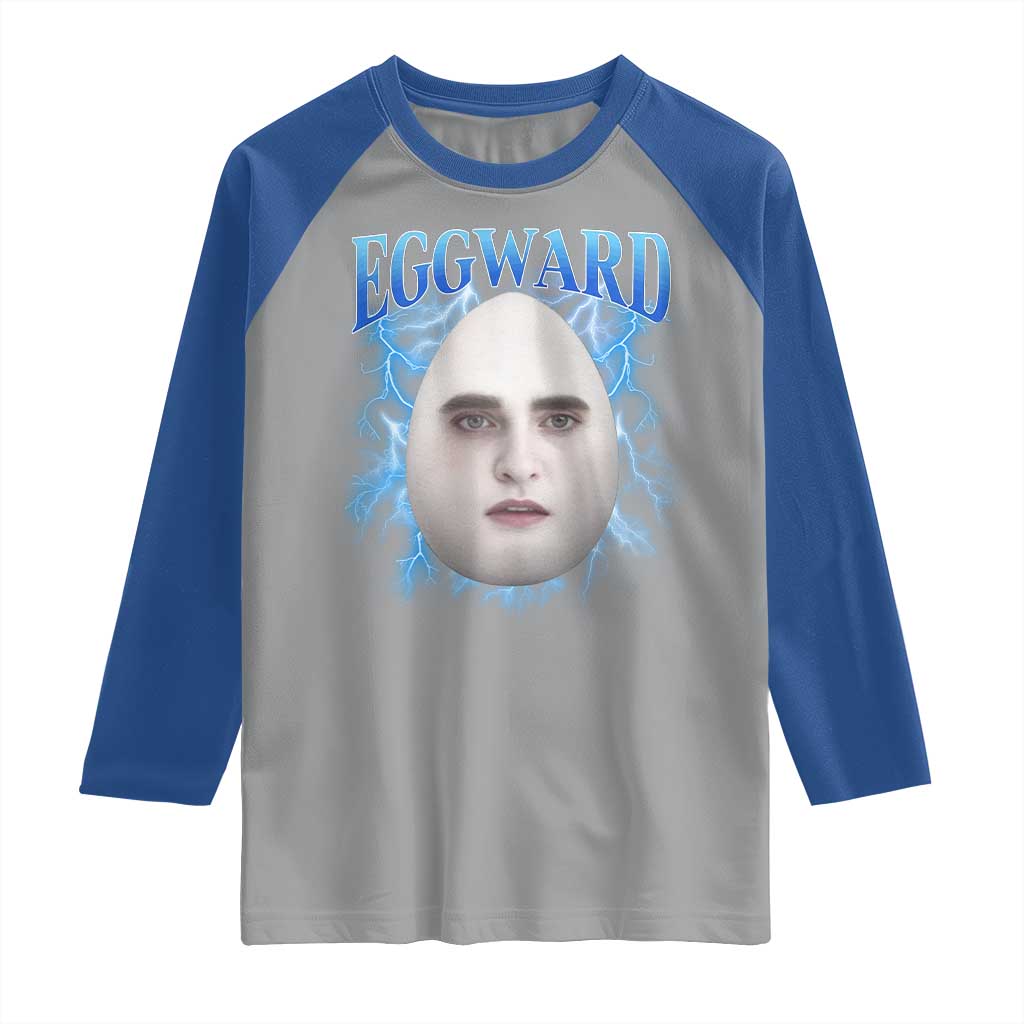 Eggward Raglan Shirt Funny Unhinged Meme Gen Z Humor Bootleg Graphic - Wonder Print Shop