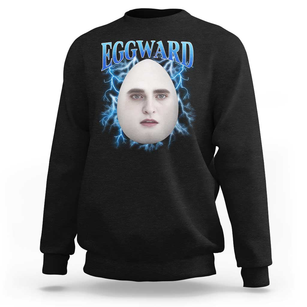 Eggward Sweatshirt Funny Unhinged Meme Gen Z Humor Bootleg Graphic - Wonder Print Shop