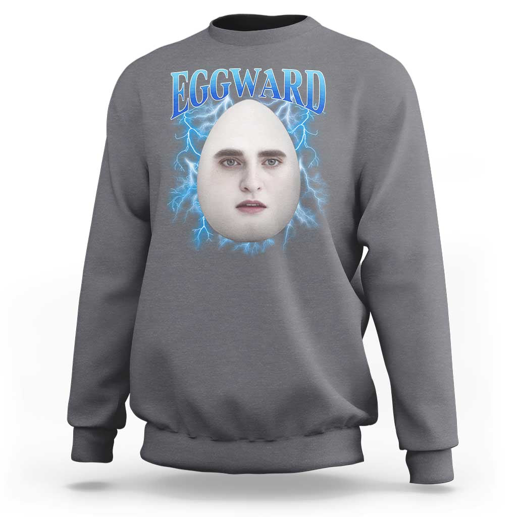 Eggward Sweatshirt Funny Unhinged Meme Gen Z Humor Bootleg Graphic - Wonder Print Shop