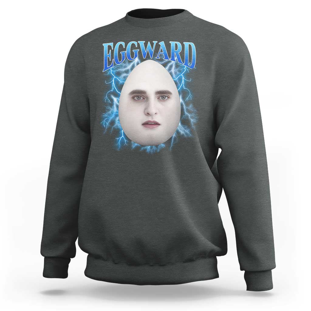 Eggward Sweatshirt Funny Unhinged Meme Gen Z Humor Bootleg Graphic - Wonder Print Shop