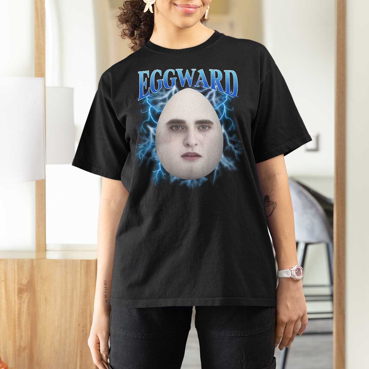 Eggward T Shirt For Women Funny Unhinged Meme Gen Z Humor Bootleg Graphic - Wonder Print Shop