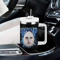Eggward Tumbler With Handle Funny Unhinged Meme Gen Z Humor Bootleg Graphic - Wonder Print Shop