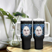 Eggward Tumbler With Handle Funny Unhinged Meme Gen Z Humor Bootleg Graphic - Wonder Print Shop