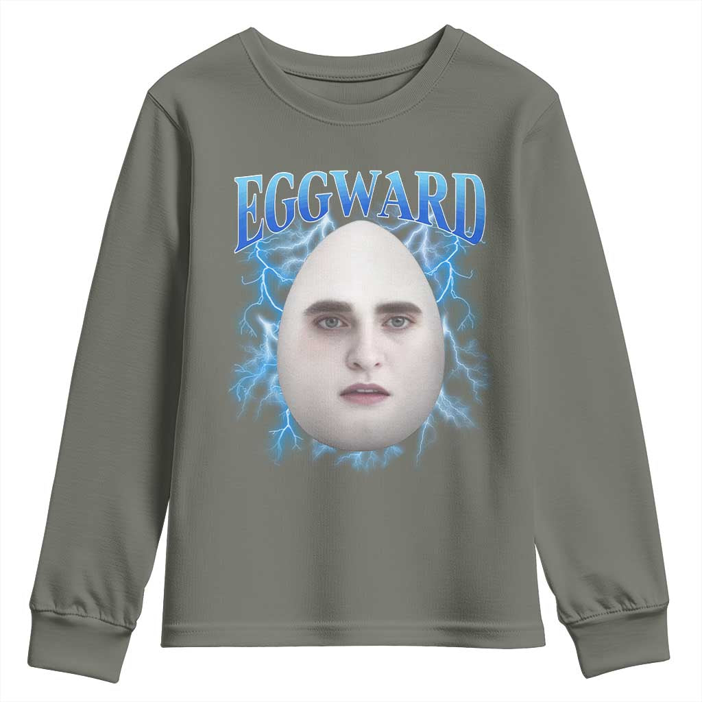 Eggward Youth Sweatshirt Funny Unhinged Meme Gen Z Humor Bootleg Graphic - Wonder Print Shop