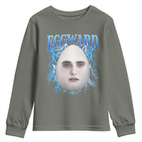 Eggward Youth Sweatshirt Funny Unhinged Meme Gen Z Humor Bootleg Graphic - Wonder Print Shop