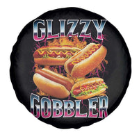 Glizzy Gobbler Spare Tire Cover Vintage Hot Dog Meme Funny Foodie Gen Z - Wonder Print Shop