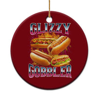 Glizzy Gobbler Ceramic Ornament Vintage Hot Dog Meme Funny Foodie Gen Z - Wonder Print Shop