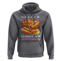 Glizzy Gobbler Hoodie Vintage Hot Dog Meme Funny Foodie Gen Z - Wonder Print Shop