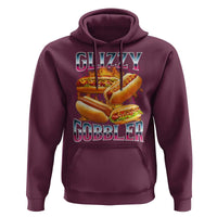 Glizzy Gobbler Hoodie Vintage Hot Dog Meme Funny Foodie Gen Z - Wonder Print Shop