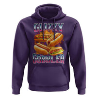 Glizzy Gobbler Hoodie Vintage Hot Dog Meme Funny Foodie Gen Z - Wonder Print Shop
