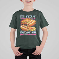 Glizzy Gobbler T Shirt For Kid Vintage Hot Dog Meme Funny Foodie Gen Z - Wonder Print Shop