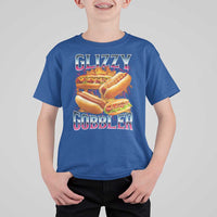 Glizzy Gobbler T Shirt For Kid Vintage Hot Dog Meme Funny Foodie Gen Z - Wonder Print Shop
