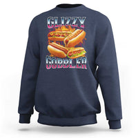 Glizzy Gobbler Sweatshirt Vintage Hot Dog Meme Funny Foodie Gen Z - Wonder Print Shop