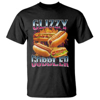 Glizzy Gobbler T Shirt Vintage Hot Dog Meme Funny Foodie Gen Z - Wonder Print Shop