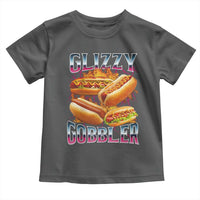 Glizzy Gobbler Toddler T Shirt Vintage Hot Dog Meme Funny Foodie Gen Z - Wonder Print Shop