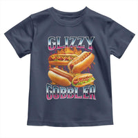 Glizzy Gobbler Toddler T Shirt Vintage Hot Dog Meme Funny Foodie Gen Z - Wonder Print Shop