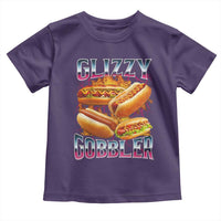 Glizzy Gobbler Toddler T Shirt Vintage Hot Dog Meme Funny Foodie Gen Z - Wonder Print Shop