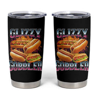Glizzy Gobbler Tumbler Cup Vintage Hot Dog Meme Funny Foodie Gen Z - Wonder Print Shop