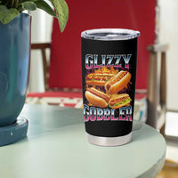Glizzy Gobbler Tumbler Cup Vintage Hot Dog Meme Funny Foodie Gen Z - Wonder Print Shop