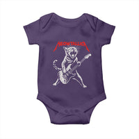 Funny Cat Playing Guitar Baby Onesie Vintage 90s Classic Rock Star Cat Graphic Rock and Roll - Wonder Print Shop