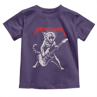 Funny Cat Playing Guitar Toddler T Shirt Vintage 90s Classic Rock Star Cat Graphic Rock and Roll - Wonder Print Shop