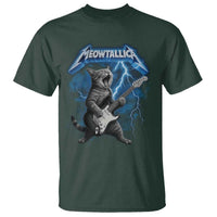 Funny Cat Playing Guitar T Shirt Vintage 90s Style Bootleg Graphic Rock Star Rock Cat - Wonder Print Shop