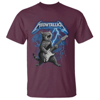 Funny Cat Playing Guitar T Shirt Vintage 90s Style Bootleg Graphic Rock Star Rock Cat - Wonder Print Shop