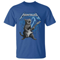 Funny Cat Playing Guitar T Shirt Vintage 90s Style Bootleg Graphic Rock Star Rock Cat - Wonder Print Shop
