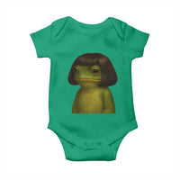 Funny Frog Bob Haircut Meme Baby Onesie Silly Toad Trends - Wonder Print Shop