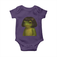 Funny Frog Bob Haircut Meme Baby Onesie Silly Toad Trends - Wonder Print Shop