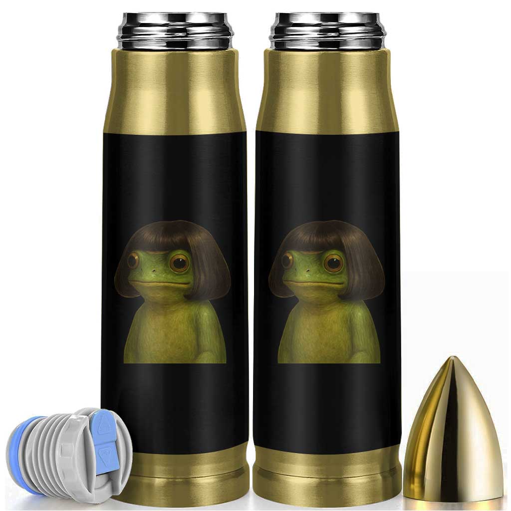 Funny Frog Bob Haircut Meme Bullet Tumbler Silly Toad Trends - Wonder Print Shop