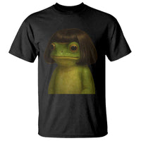 Funny Frog Bob Haircut Meme T Shirt Silly Toad Trends - Wonder Print Shop